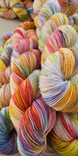 Load image into Gallery viewer, A petal rainbow, superwashed merino nylon