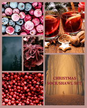 Load image into Gallery viewer, PRE ORDER....ADVENT SOCK/SHAWL SET  Luxury 4ply 140g