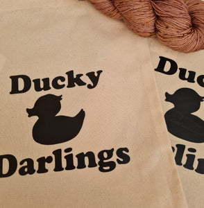 Custom made ducky bags.