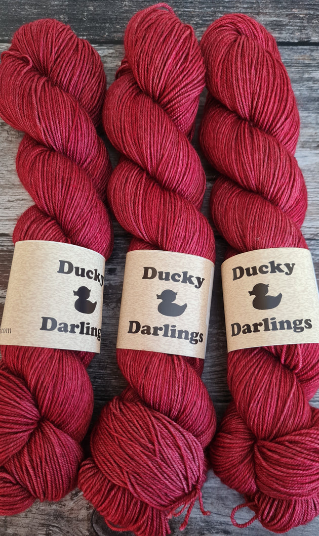 Lipstick,superwashed merino yak nylon