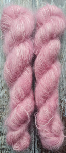 Dusky pink, Mohair silk