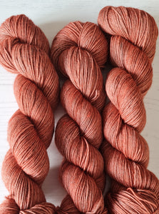 Salmon,superwashed merino yak nylon