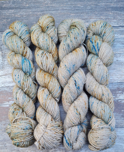 Sticks and stones, superwashed merino yak nylon