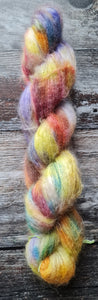 A petals rainbow,Suri alpaca silk