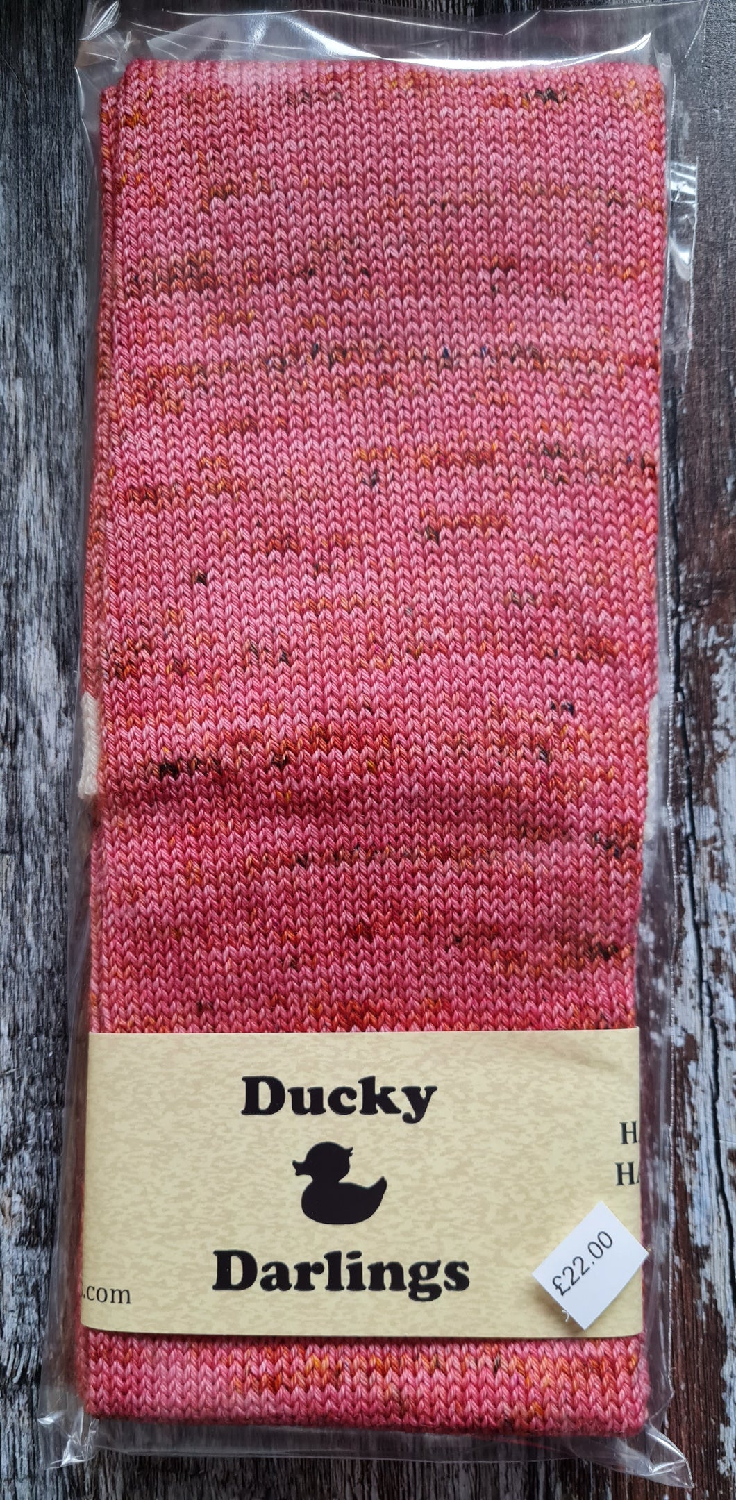 Sock tube  Red speckled.