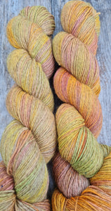 Glace fruits, superwashed merino yak nylon