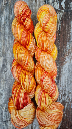 Truly tropical,luxury merino silk 50/50 DK