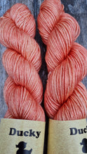 Load image into Gallery viewer, Peach fizz,luxury merino silk 50/50 DK