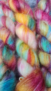 Dragon spirit,Mohair silk