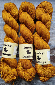 Tobacco, superwashed merino nylon