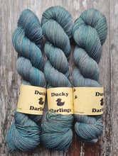 Load image into Gallery viewer, Blue mix, superwashed merino yak nylon