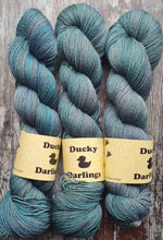 Load image into Gallery viewer, Blue mix, superwashed merino yak nylon