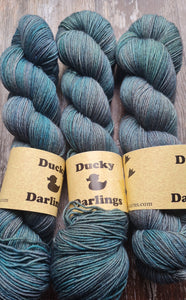 Blue mix, superwashed merino yak nylon