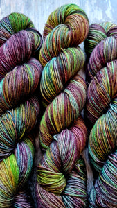 Goosebumps, superwashed merino yak nylon 4ply