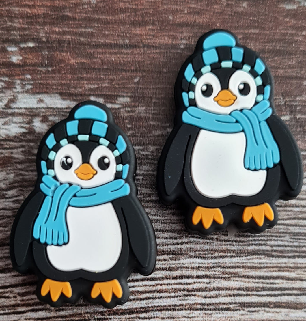 Knitting needle stoppers,Penguins