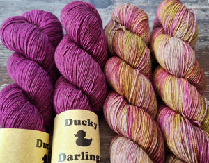 Sour grapes,superwashed merino yak nylon