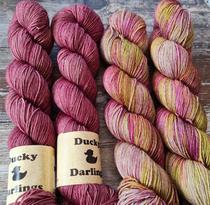 Sour grapes,superwashed merino yak nylon