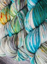 Load image into Gallery viewer, Crystal teal..Sport weight,superwashed merino nylon