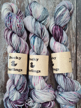 Load image into Gallery viewer, Hibiscus night.Sport weight,superwashed merino nylon