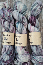 Load image into Gallery viewer, Hibiscus night.Sport weight,superwashed merino nylon