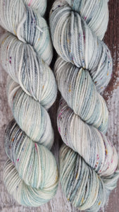 Ice crystal.Sport weight,superwashed merino nylon