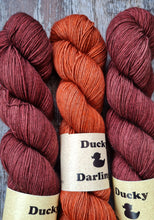 Load image into Gallery viewer, Burnt orange,superwashed merino yak nylon