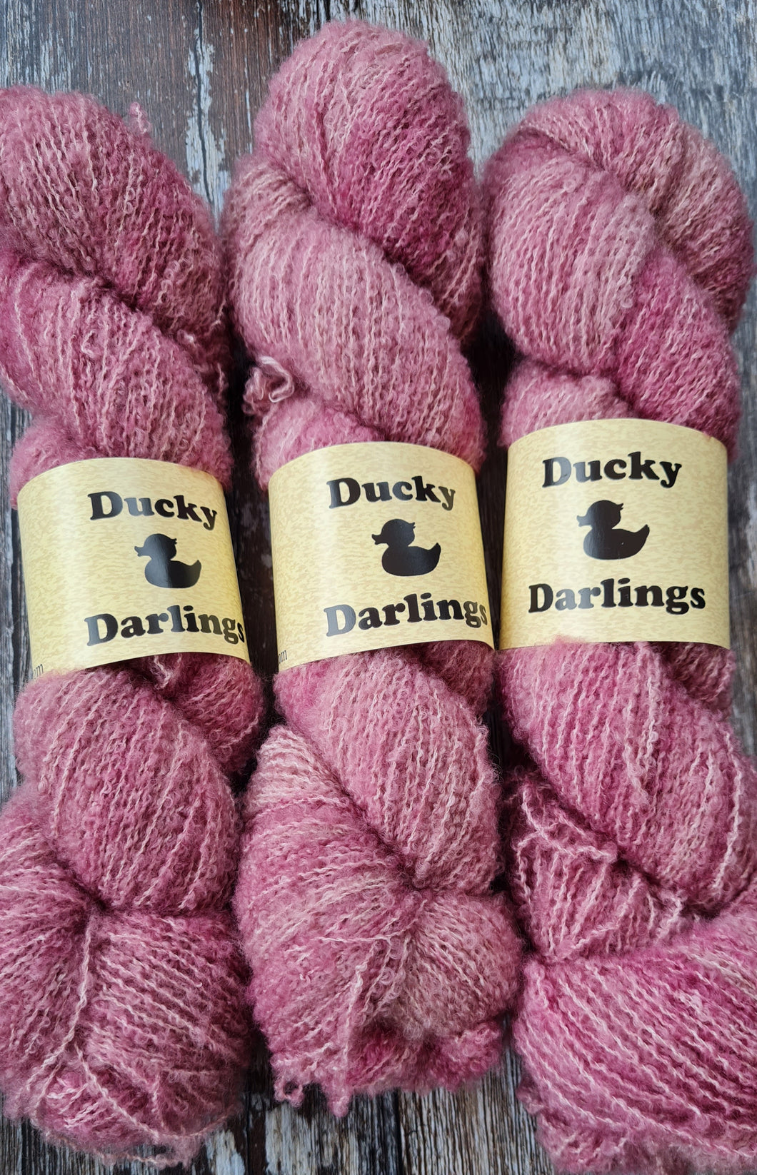 Dusky pink. 4ply Boucle