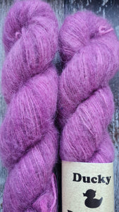 Damson, yak cloud 50g, alpaca,silk,merino yak.