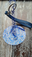 Load image into Gallery viewer, Yarn holder.Blue glitter.