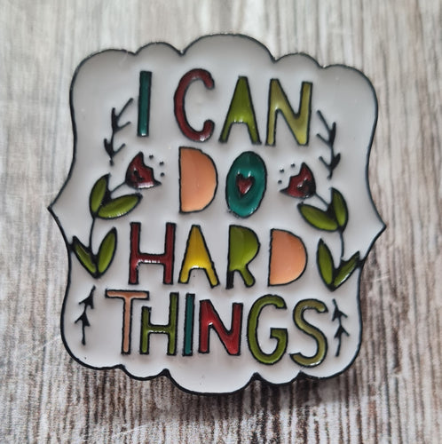 Pin badge, Ican do...