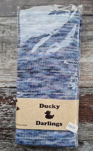 Sock tube  Blue speckled..