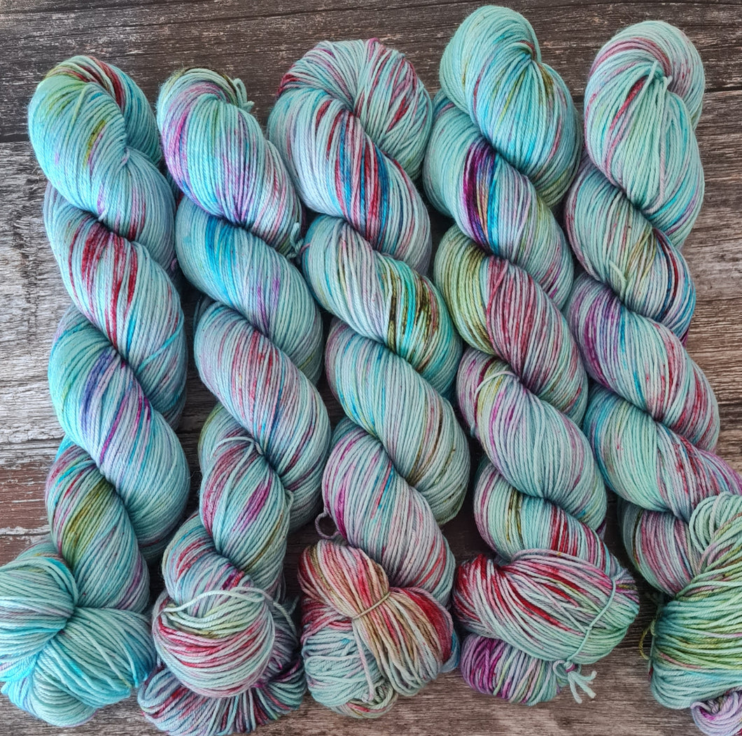 Siren song.Super washed merino nylon 4ply.