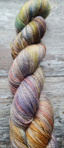 A petals rainbow 100g, merino,yak,silk Laceweight.