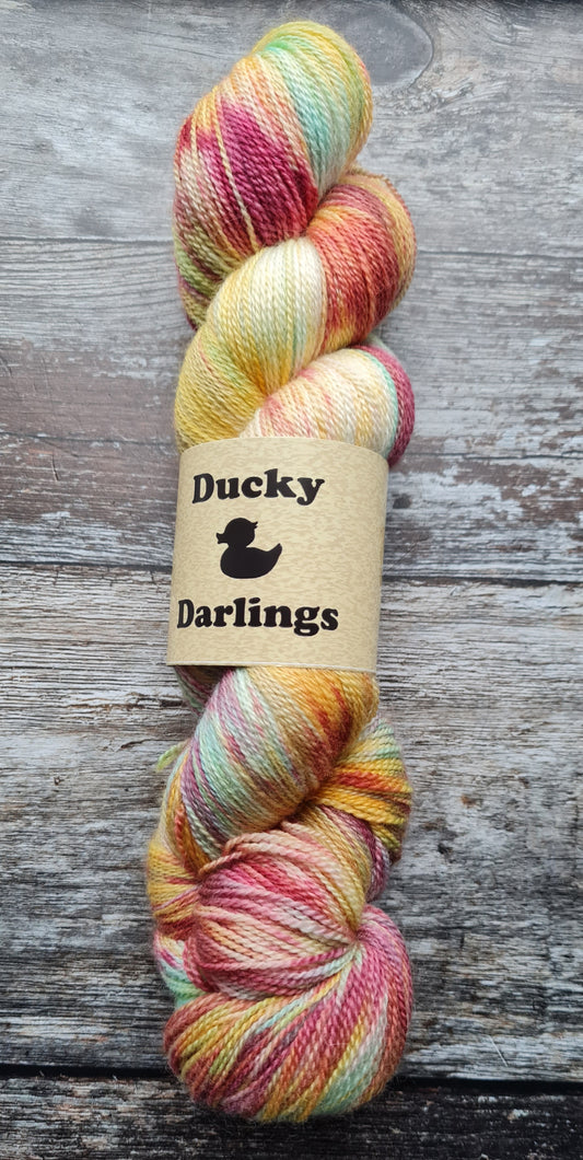 Dragon spirit 100g, merino,silk Laceweight.
