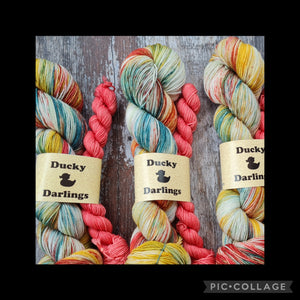 Mrs Christmas Sock/shawlset, 120g