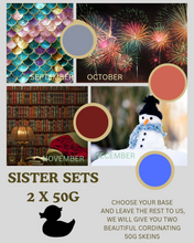 Load image into Gallery viewer, SISTER SETS   NEW CLUB 2026 SW MERINO NYLON 4PLY 75/25 September.
