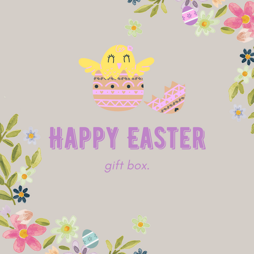 Happy Easter yarn gift box.