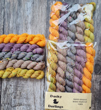 Load image into Gallery viewer, Autumn harvest mini set 4ply with neon neps.