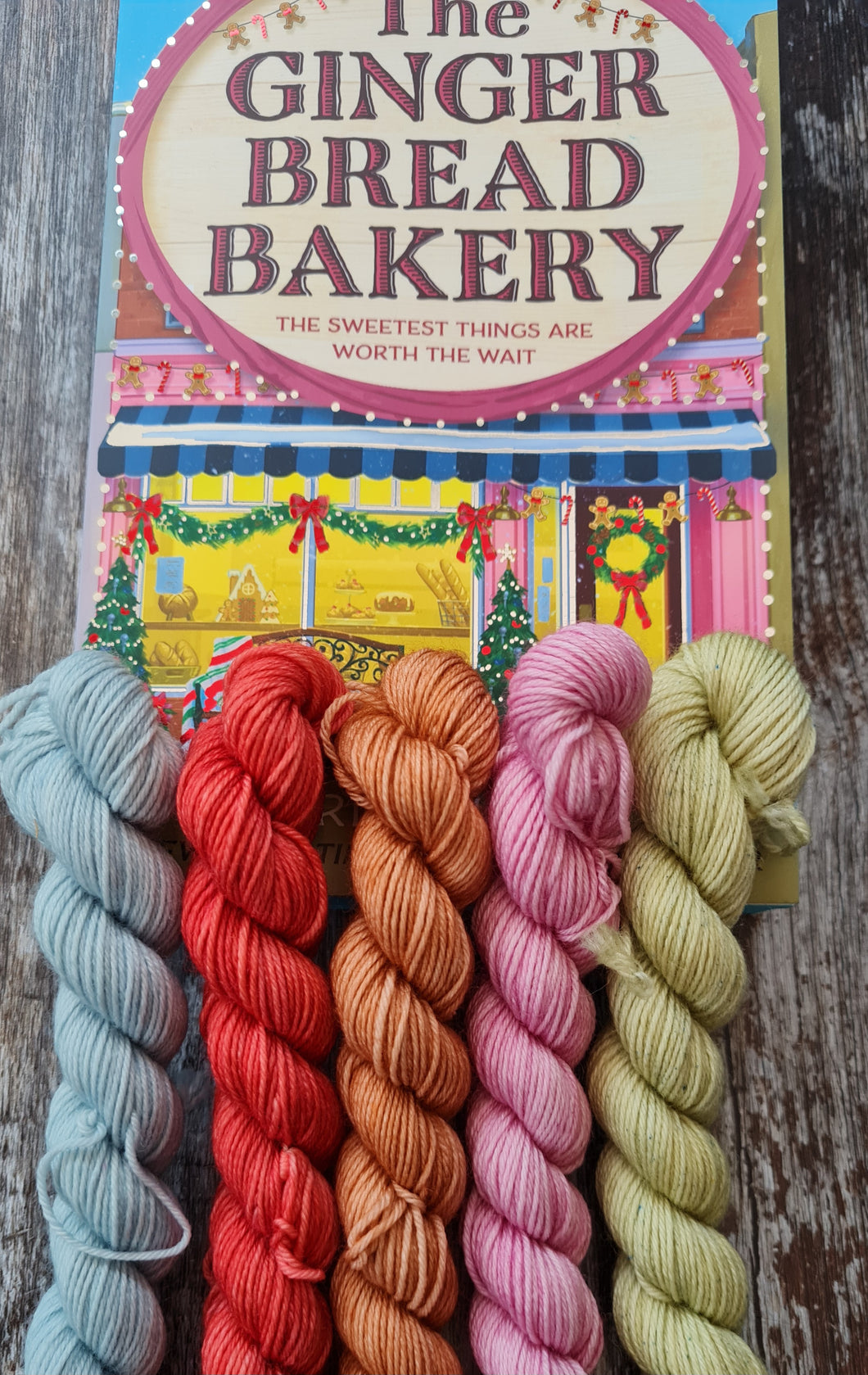 Dream Harbour Gingerbread, mini set 4ply packs 20g x 5
