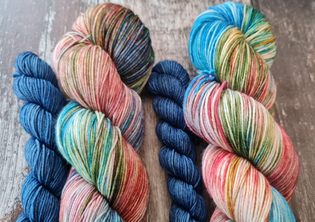 Kaleidoscope, Sock/shawlset, 120g