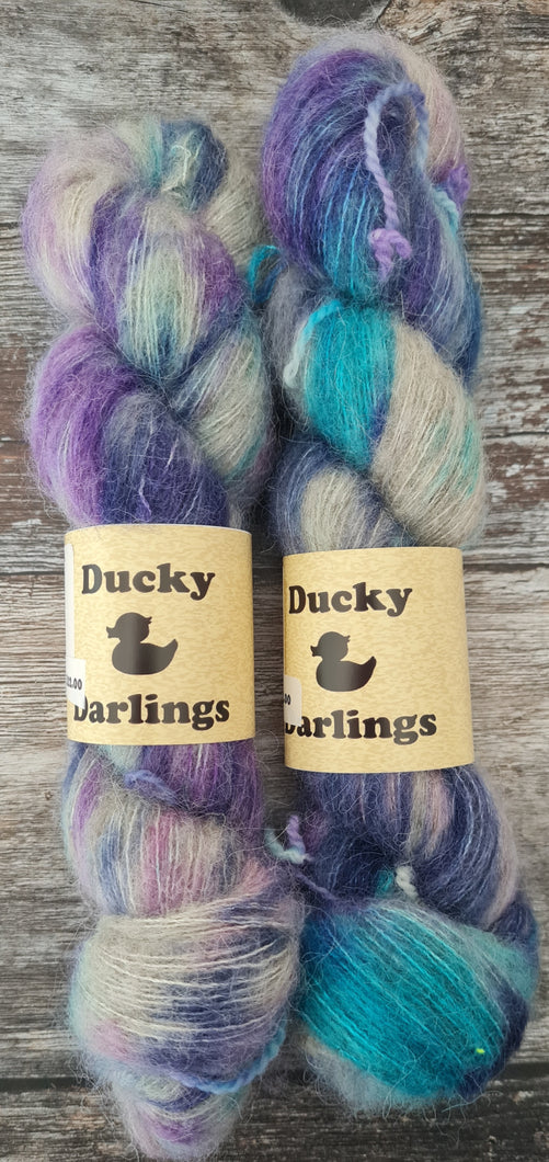 Milk tray, yak cloud 50g, alpaca,silk,merino yak.