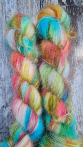 Ship in a bottle,  50g, alpaca,silk.