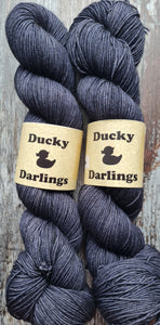 Midnight, superwashed merino yak nylon