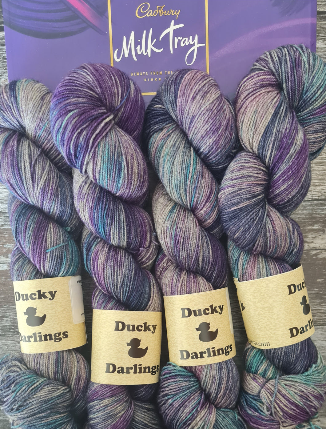 Milk tray, superwashed merino yak nylon