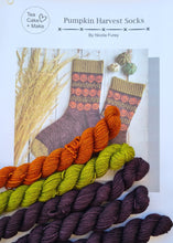 Load image into Gallery viewer, Pumpkin harvest, Sock set, 100g kit,complete with pattern.