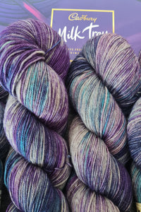 Milk tray, superwashed merino yak nylon