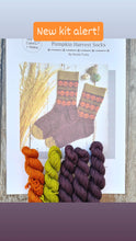 Load image into Gallery viewer, Pumpkin harvest, Sock set, 100g kit,complete with pattern.