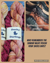 Load image into Gallery viewer, Fathers footsteps,  Sockset, 120g