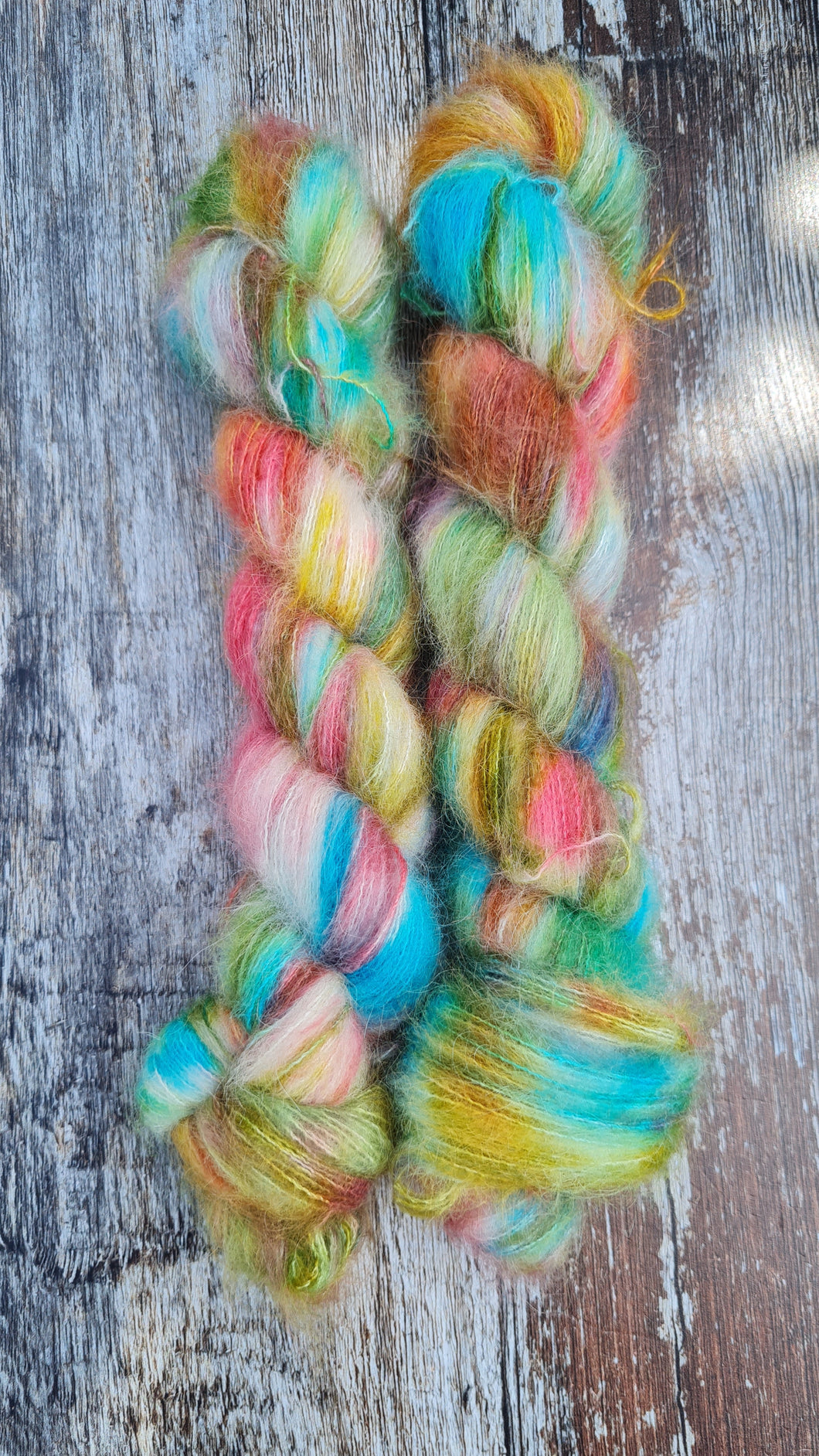 Ship in a bottle,  50g, alpaca,silk.