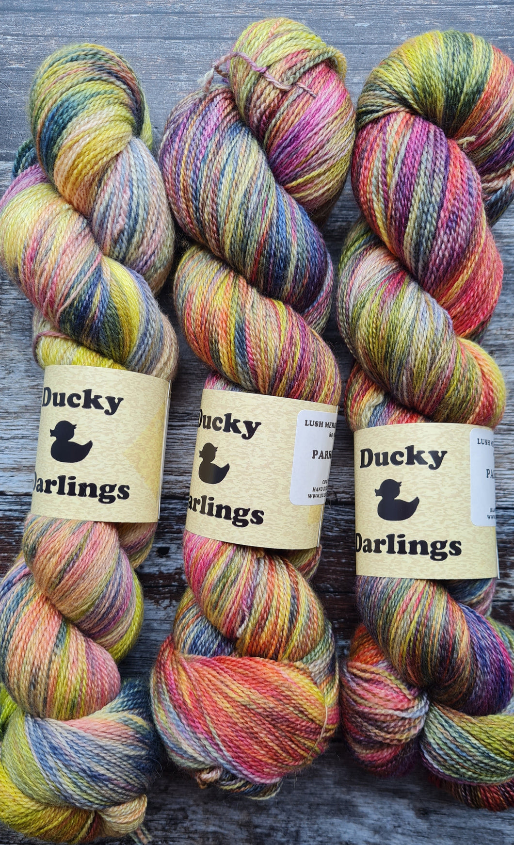 Parrot fashion 🦜 100g, merino,silk Laceweight.